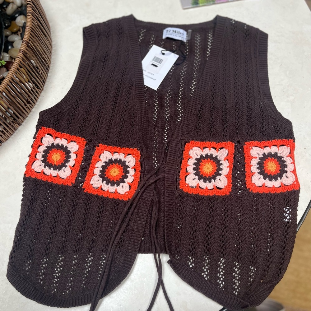 27 Miles Crochet Vest